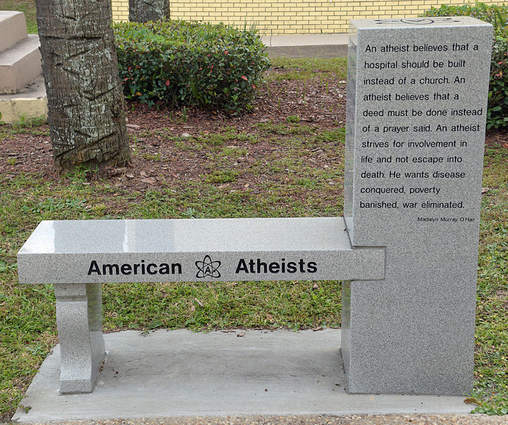 Atheists bench