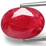 4.15-Carat Unheated Pinkish Red Ruby from Niassa, Mozambique
