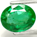 1.85-Carat Outstanding Velvet Green Zambian Emerald (Untreated)